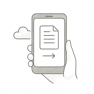 Ilustracja aplikacji mobilnej